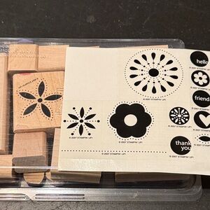 UNUSED Vintage Flower Stamps | Stampin’ Up 2007
